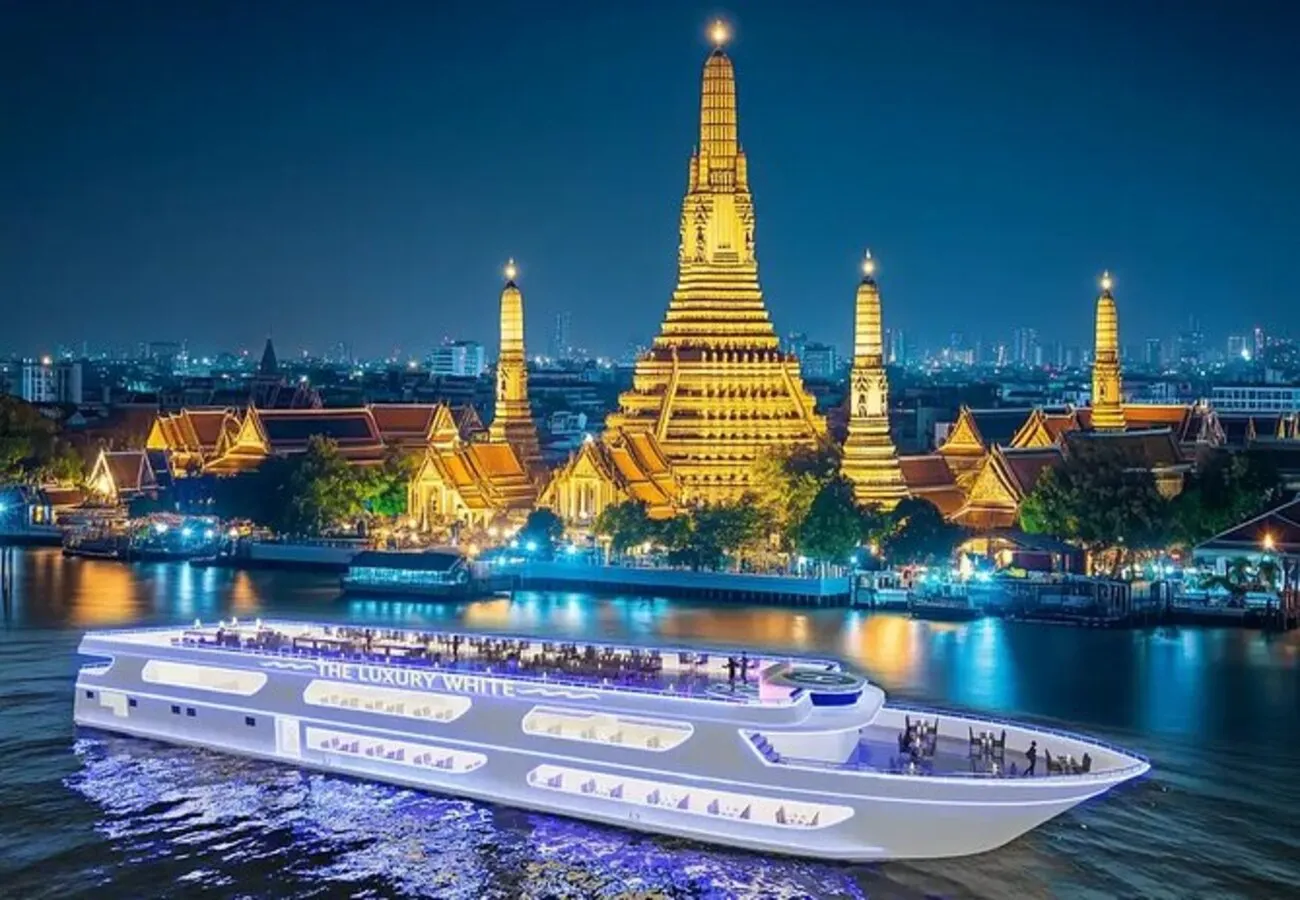 Bangkok Tours - Bangkok: Luxury White Dinner Cruise w/ Free Flow Beer, Wine - Image 10