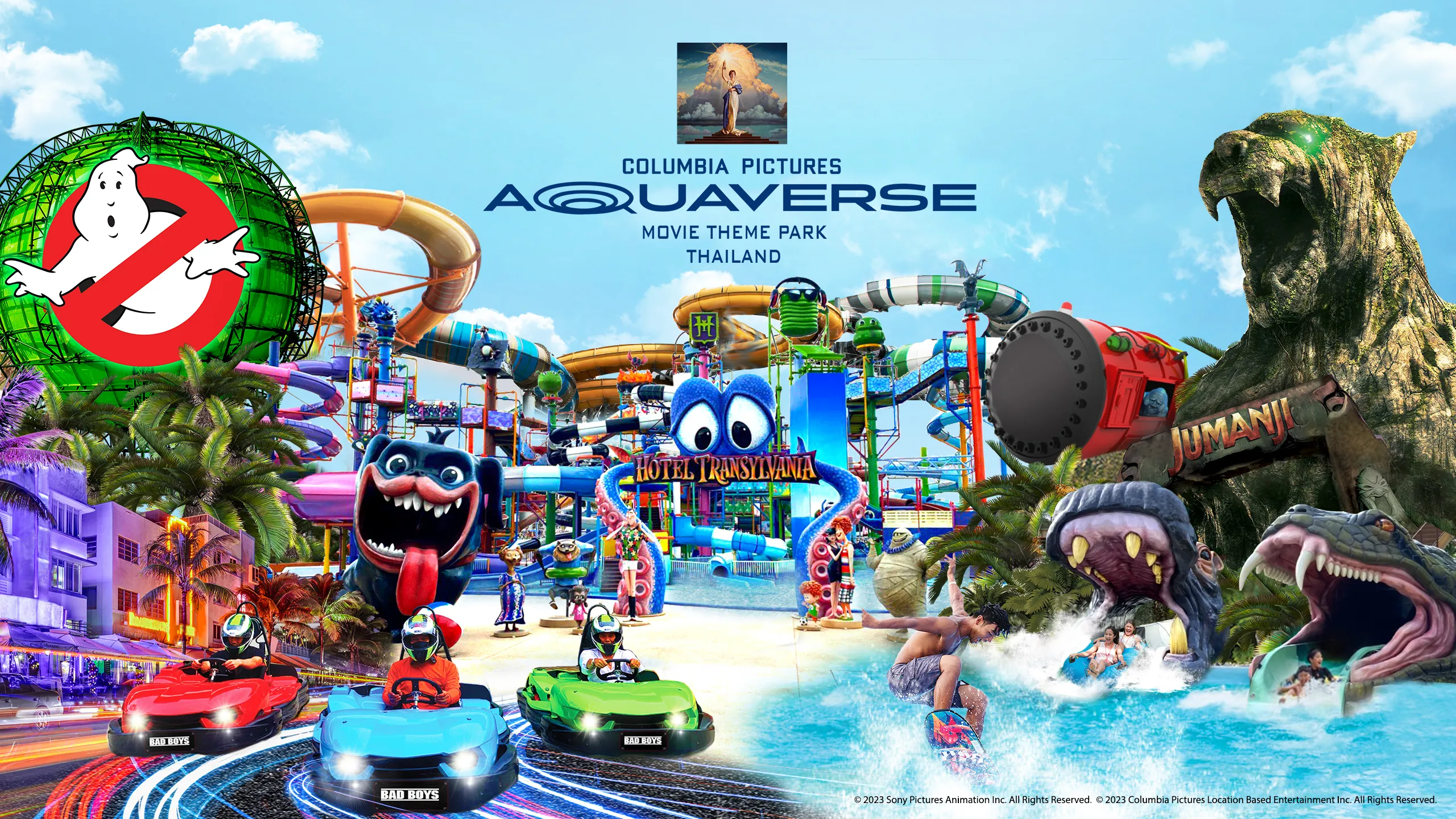Pattaya: Columbia Pictures Aquaverse Water & Adventure Park