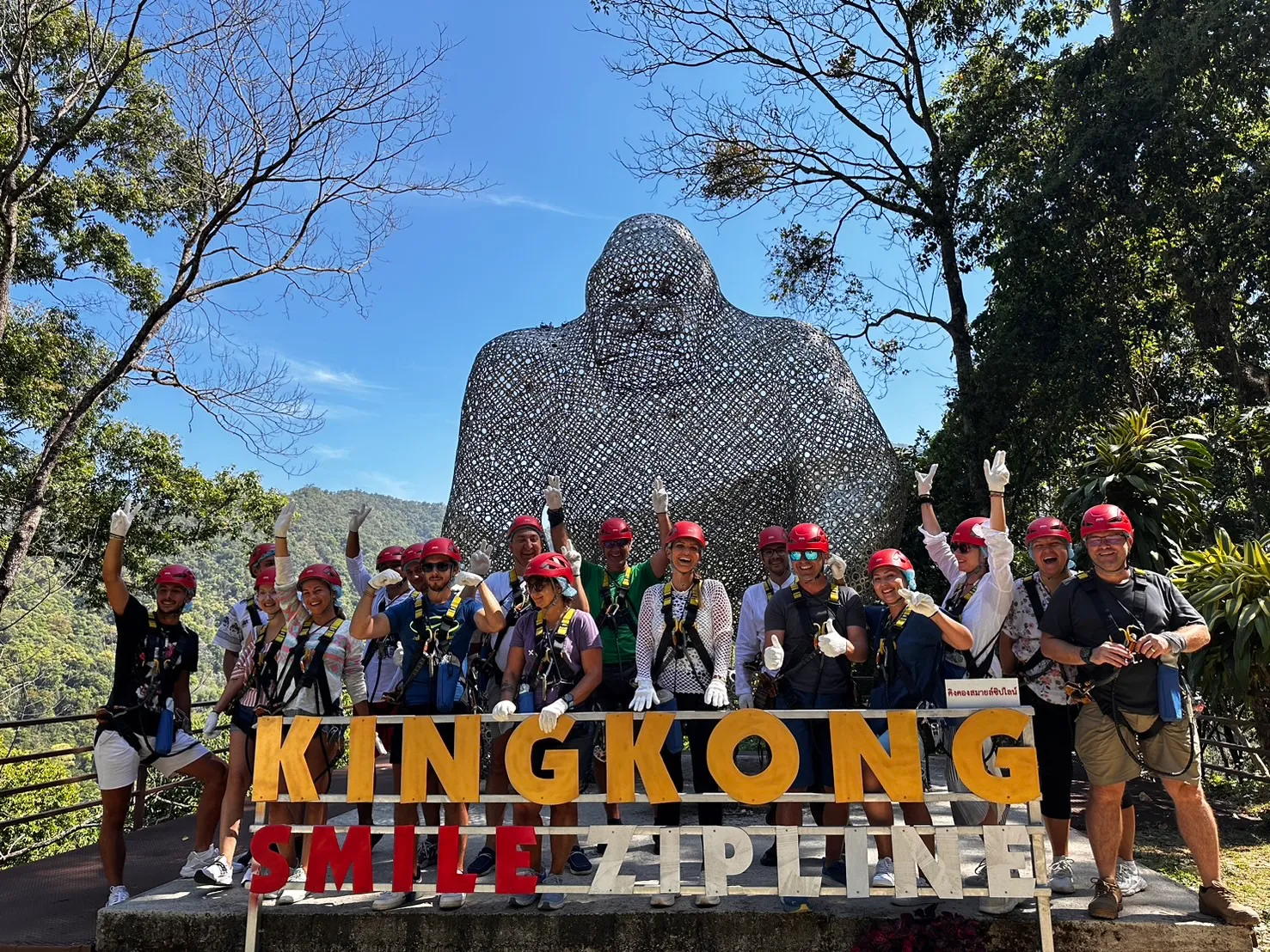 Chiang Mai: Jungle Sky Adventure at Kingkong Smile Zipline