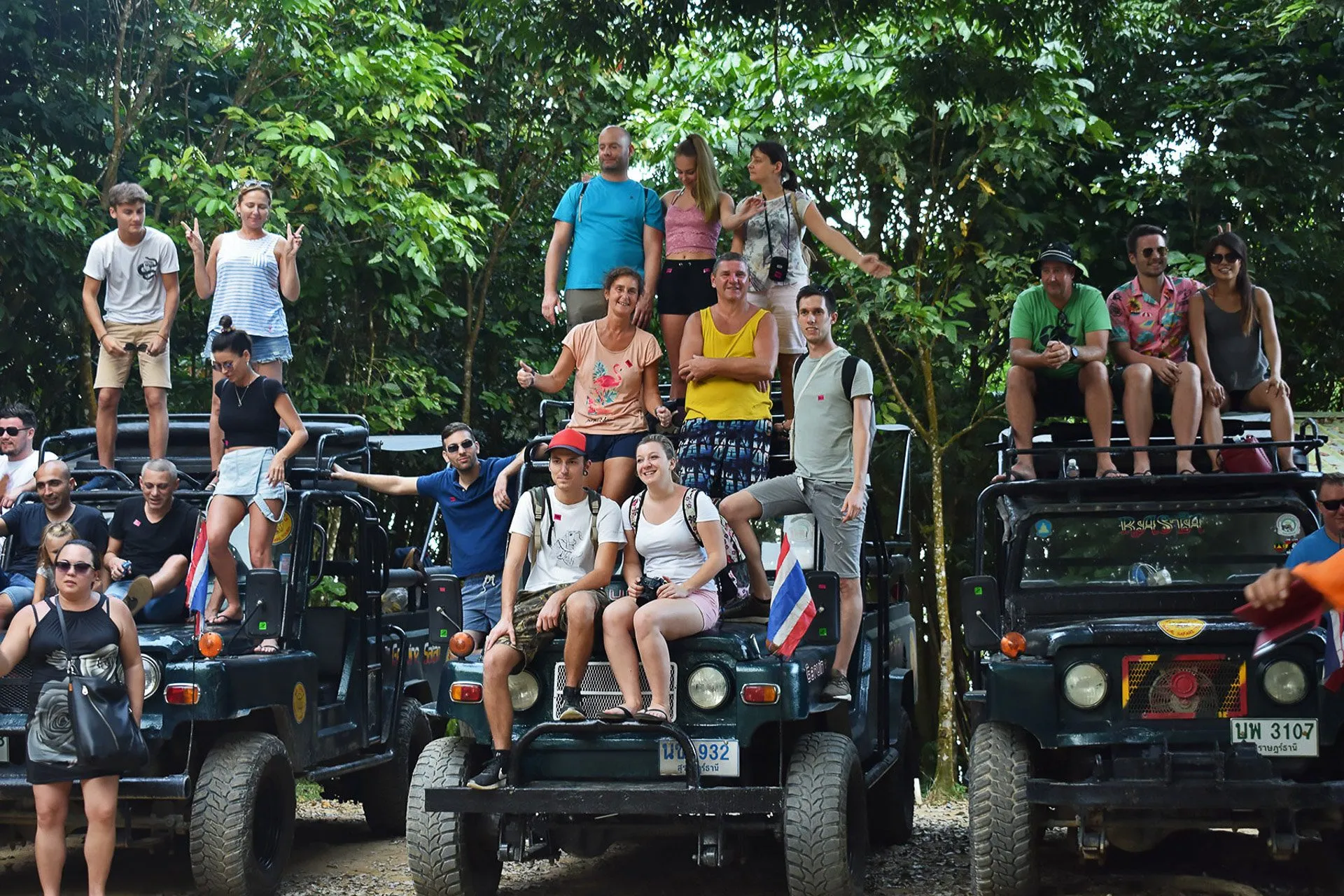 Khao Lak: Jungle Jeep Adventure with Waterfall & Lunch