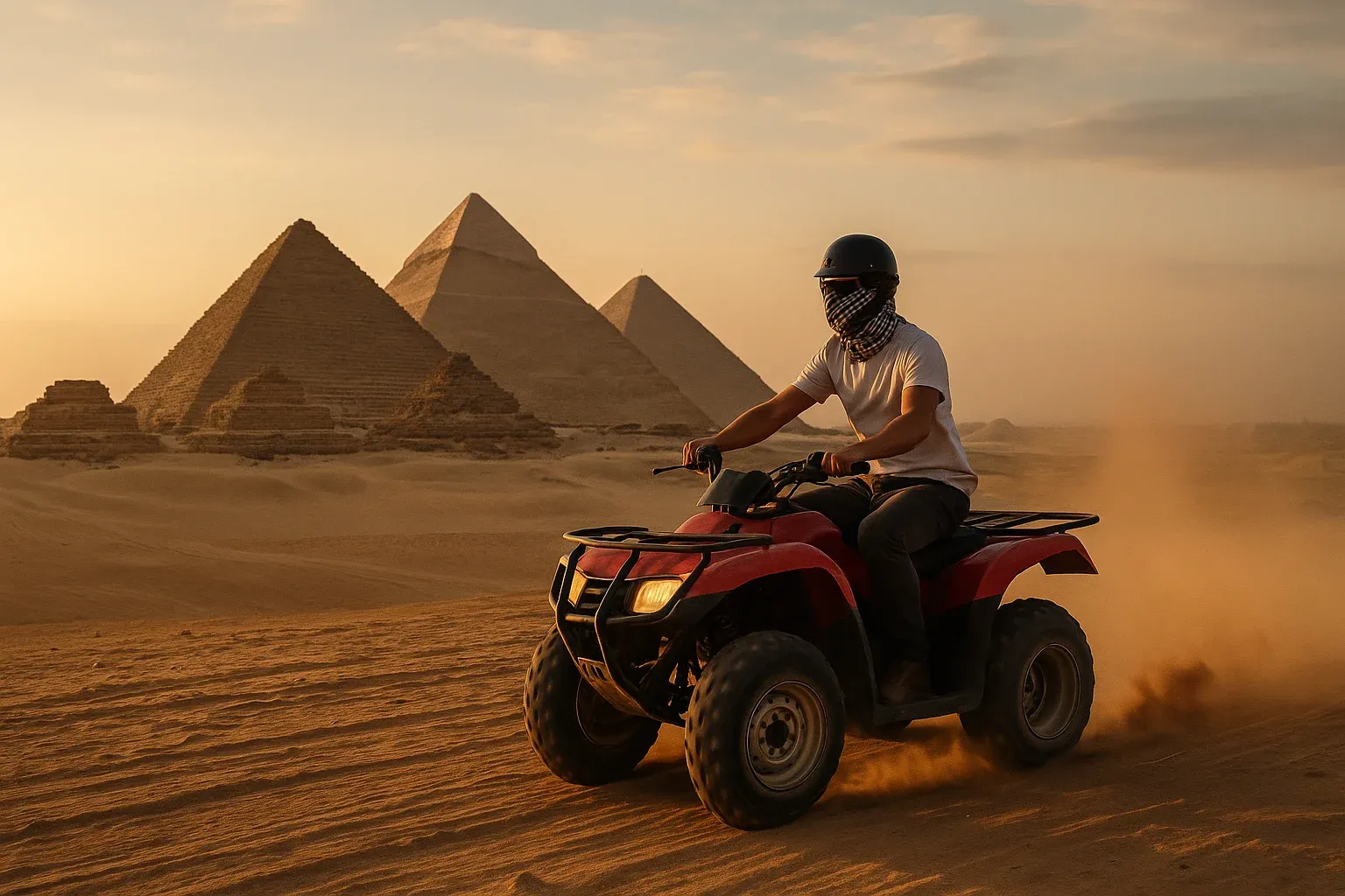 Giza Tours - Giza: Desert Quad Bike Safari with Pyramid Views - Image 2